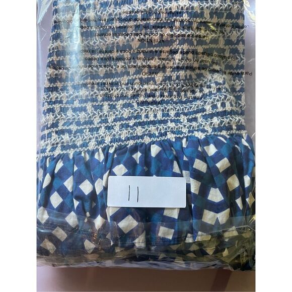 ANTHROPOLOGIE Corey Lynn Calter Off-The-Shoulder Smocked Mini Dress size small p - Picture 8 of 13